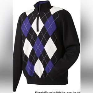 FOOTJOY s3X men’s half zip-looks looks NEW-sz tag missing-msrmts below-soft wool